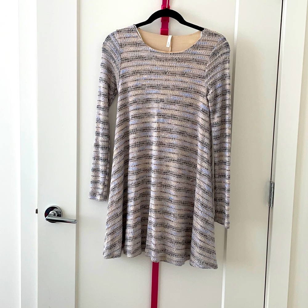 Flowy sweater dress